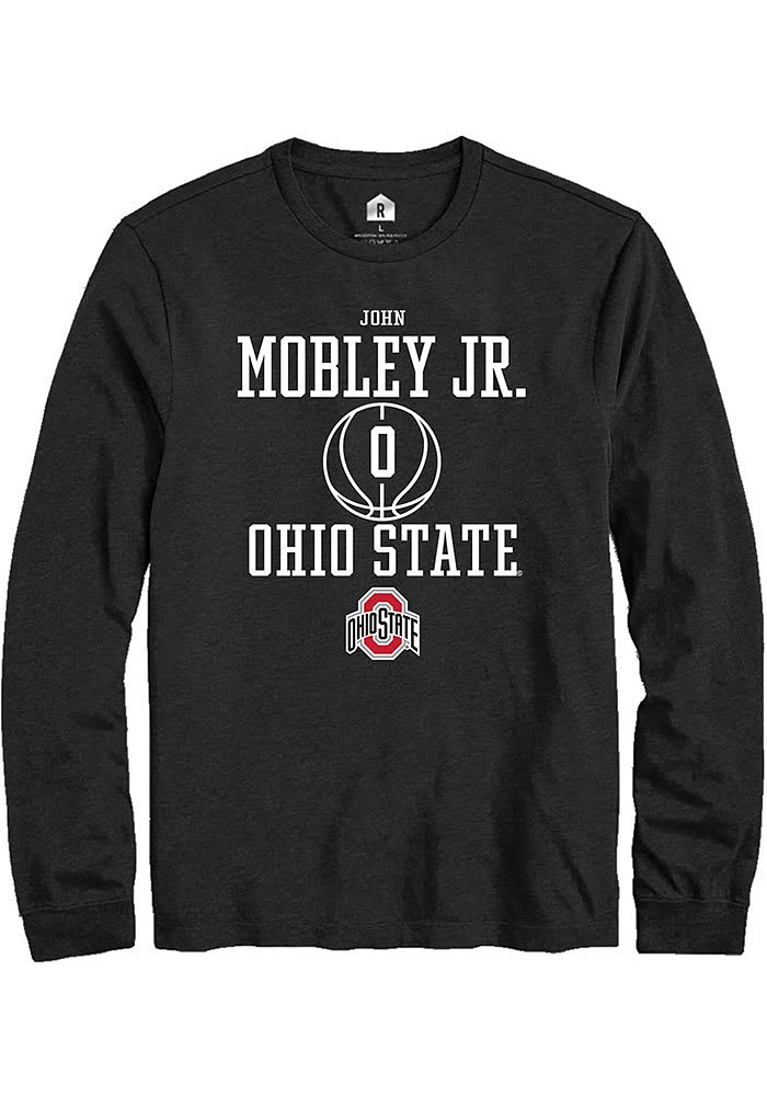 John Mobley Jr.  Ohio State Buckeyes Rally NIL Sport Icon Long Sleeve T Shirt