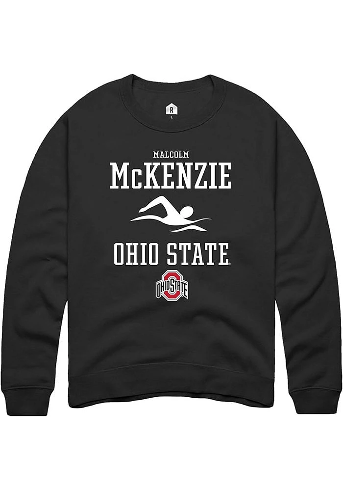 Malcolm McKenxie Rally Ohio State Buckeyes Mens NIL Sport Icon Long Sleeve Crew Sweatshirt