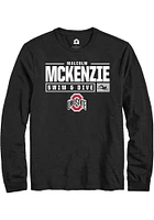 Malcolm McKenxie Ohio State Buckeyes Rally NIL Stacked Box Long Sleeve T Shirt