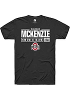 Malcolm McKenxie Ohio State Buckeyes Rally NIL Stacked Box Short Sleeve T Shirt