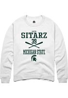 Gavin Sitarz Rally Michigan State Spartans Mens NIL Sport Icon Long Sleeve Crew Sweatshirt