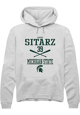 Gavin Sitarz Rally Michigan State Spartans Mens NIL Sport Icon Long Sleeve Hoodie