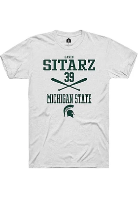 Gavin Sitarz Michigan State Spartans Rally NIL Sport Icon Short Sleeve T Shirt
