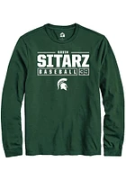 Gavin Sitarz Michigan State Spartans Rally NIL Stacked Box Long Sleeve T Shirt