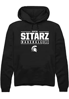 Gavin Sitarz Rally Michigan State Spartans Mens NIL Stacked Box Long Sleeve Hoodie