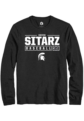 Gavin Sitarz Michigan State Spartans Rally NIL Stacked Box Long Sleeve T Shirt