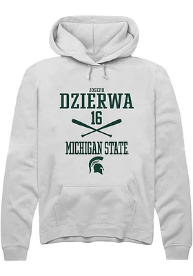Joseph Dzierwa Rally Michigan State Spartans Mens NIL Sport Icon Long Sleeve Hoodie