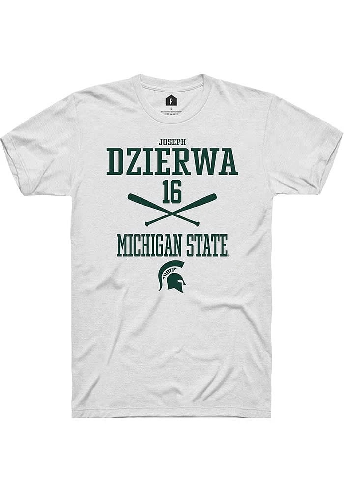 Joseph Dzierwa Michigan State Spartans Rally NIL Sport Icon Short Sleeve T Shirt