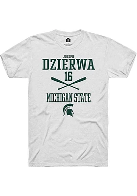 Joseph Dzierwa Michigan State Spartans Rally NIL Sport Icon Short Sleeve T Shirt