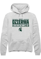 Joseph Dzierwa Rally Michigan State Spartans Mens NIL Stacked Box Long Sleeve Hoodie