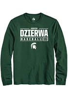 Joseph Dzierwa Michigan State Spartans Rally NIL Stacked Box Long Sleeve T Shirt