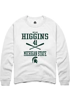 Nolan Higgins Rally Michigan State Spartans Mens NIL Sport Icon Long Sleeve Crew Sweatshirt