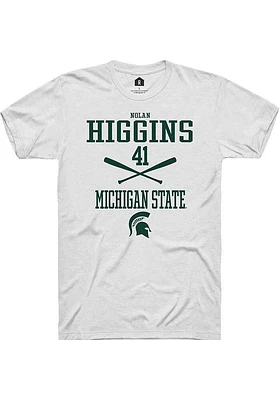 Nolan Higgins Michigan State Spartans Rally NIL Sport Icon Short Sleeve T Shirt