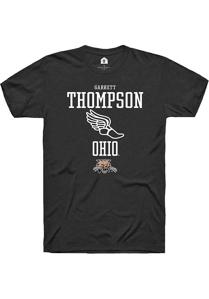 Garrett Thompson Ohio Bobcats Rally NIL Sport Icon Short Sleeve T Shirt