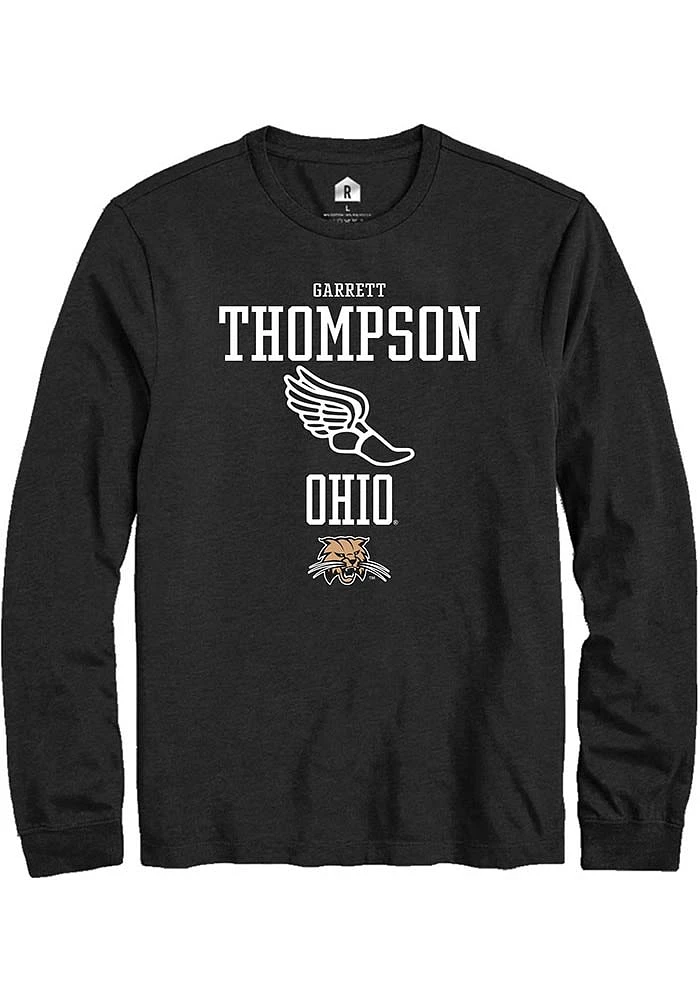 Garrett Thompson Ohio Bobcats Rally NIL Sport Icon Long Sleeve T Shirt