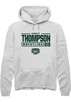 Garrett Thompson Rally Ohio Bobcats Mens NIL Stacked Box Long Sleeve Hoodie