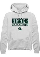 Nolan Higgins Rally Michigan State Spartans Mens NIL Stacked Box Long Sleeve Hoodie