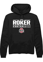 Leroy Roker Rally Ohio State Buckeyes Mens NIL Stacked Box Long Sleeve Hoodie