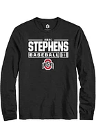 Marc Stephens Ohio State Buckeyes Rally NIL Stacked Box Long Sleeve T Shirt
