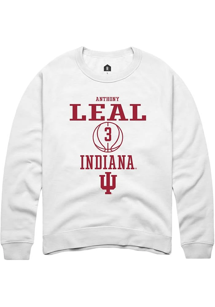 Anthony Leal Rally Indiana Hoosiers Mens NIL Sport Icon Long Sleeve Crew Sweatshirt