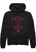 Anthony Leal  Rally Indiana Hoosiers Mens Black NIL Sport Icon Long Sleeve Hoodie