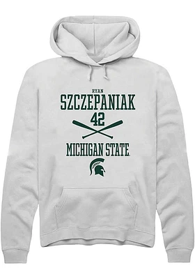 Ryan Szczepaniak Rally Michigan State Spartans Mens NIL Sport Icon Long Sleeve Hoodie