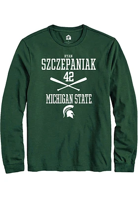 Ryan Szczepaniak Michigan State Spartans Rally NIL Sport Icon Long Sleeve T Shirt