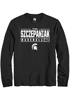 Ryan Szczepaniak Michigan State Spartans Rally NIL Stacked Box Long Sleeve T Shirt