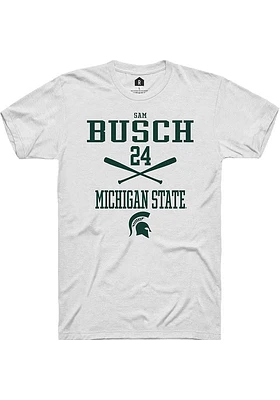 Sam Busch Michigan State Spartans Rally NIL Sport Icon Short Sleeve T Shirt