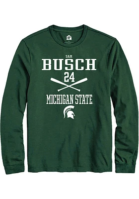 Sam Busch Michigan State Spartans Rally NIL Sport Icon Long Sleeve T Shirt