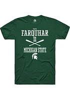 Tate Farquhar  Michigan State Spartans Green Rally NIL Sport Icon Short Sleeve T Shirt