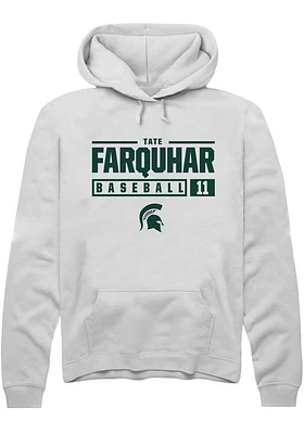 Tate Farquhar Rally Michigan State Spartans Mens NIL Stacked Box Long Sleeve Hoodie