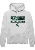 Tate Farquhar Rally Michigan State Spartans Mens NIL Stacked Box Long Sleeve Hoodie