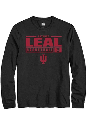 Anthony Leal Indiana Hoosiers Rally NIL Stacked Box Long Sleeve T Shirt
