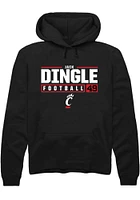 Jack Dingle Rally Cincinnati Bearcats Mens NIL Stacked Box Long Sleeve Hoodie