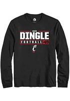 Jack Dingle Cincinnati Bearcats Rally NIL Stacked Box Long Sleeve T Shirt