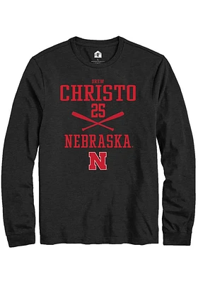Drew Christo Nebraska Cornhuskers Rally NIL Sport Icon Long Sleeve T Shirt