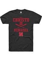 Drew Christo Nebraska Cornhuskers Rally NIL Sport Icon Short Sleeve T Shirt