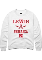 Hayden Lewis Rally Nebraska Cornhuskers Mens NIL Sport Icon Long Sleeve Crew Sweatshirt