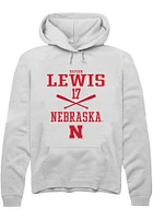 Hayden Lewis Rally Nebraska Cornhuskers Mens NIL Sport Icon Long Sleeve Hoodie