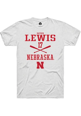 Hayden Lewis Nebraska Cornhuskers Rally NIL Sport Icon Short Sleeve T Shirt