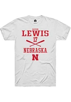 Hayden Lewis Nebraska Cornhuskers Rally NIL Sport Icon Short Sleeve T Shirt