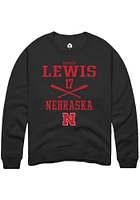 Hayden Lewis Rally Nebraska Cornhuskers Mens NIL Sport Icon Long Sleeve Crew Sweatshirt