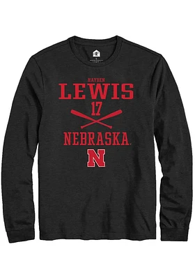 Hayden Lewis Nebraska Cornhuskers Rally NIL Sport Icon Long Sleeve T Shirt