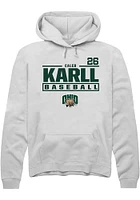 Caleb Karll Rally Ohio Bobcats Mens NIL Stacked Box Long Sleeve Hoodie