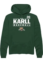 Caleb Karll Rally Ohio Bobcats Mens NIL Stacked Box Long Sleeve Hoodie