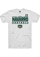 Parker Navarro Ohio Bobcats Rally NIL Stacked Box Short Sleeve T Shirt