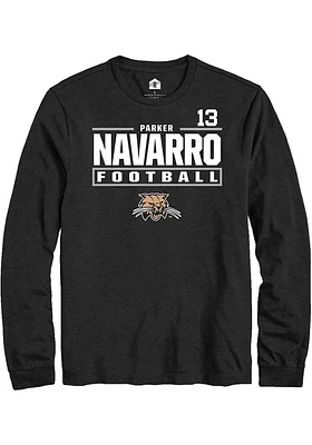 Parker Navarro Ohio Bobcats Rally NIL Stacked Box Long Sleeve T Shirt