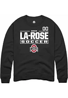 Arden La-Rose Rally Ohio State Buckeyes Mens NIL Stacked Box Long Sleeve Crew Sweatshirt