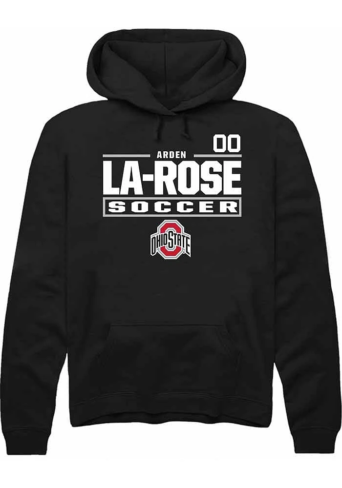 Arden La-Rose Rally Ohio State Buckeyes Mens NIL Stacked Box Long Sleeve Hoodie